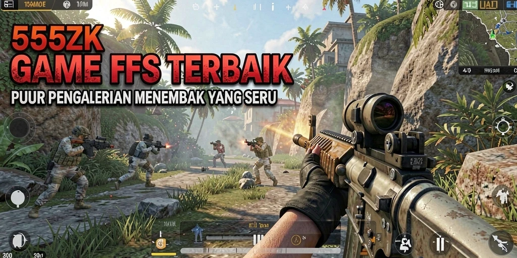 Tampilan gameplay 555ZK yang menegangkan dengan aksi mendebarkan.