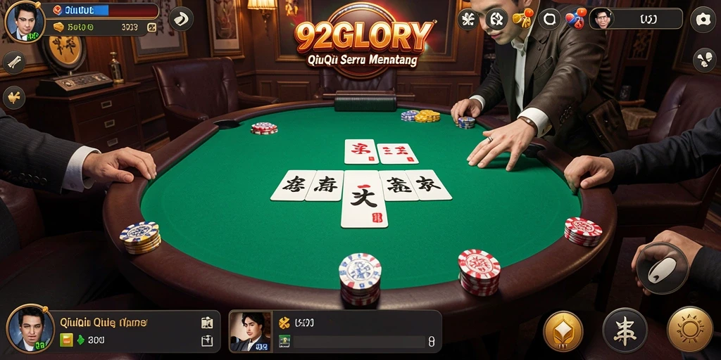 Screenshot gameplay QiuQiu yang menarik di 92GLORY.