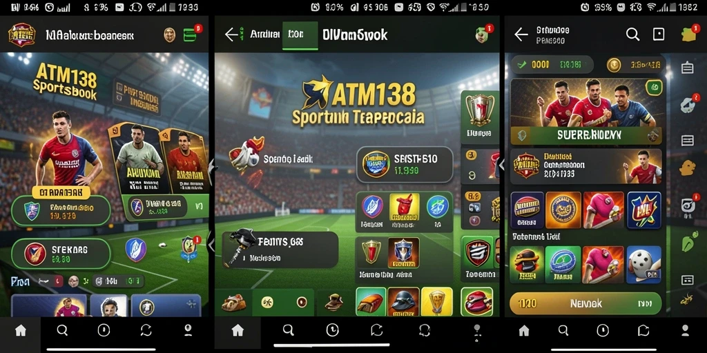 Tampilkan gameplay menarik dari aplikasi Sportsbook ATM138.