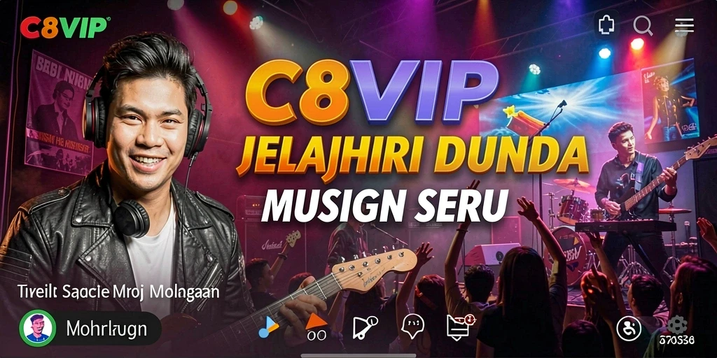 Tampilan gameplay C8VIP yang seru dan interaktif dalam dunia musik.