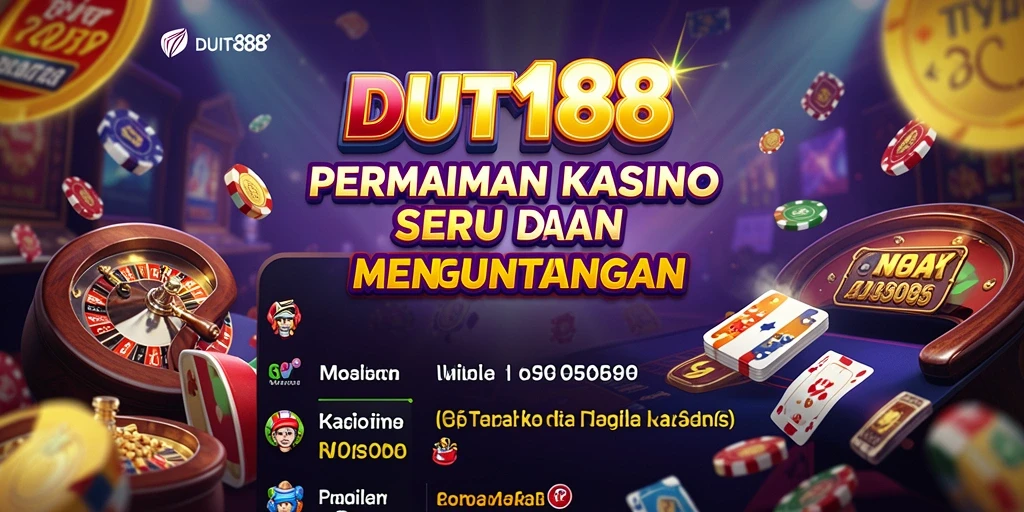 Tampilan gameplay menarik dari aplikasi DUIT188 di kasino.