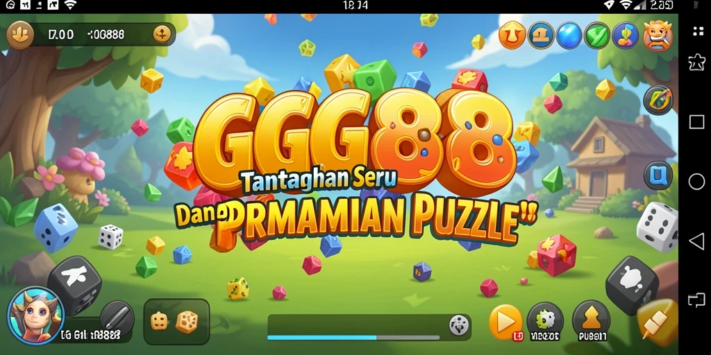 Screenshot GGG888 menampilkan gameplay Puzzle yang menarik dan menantang.
