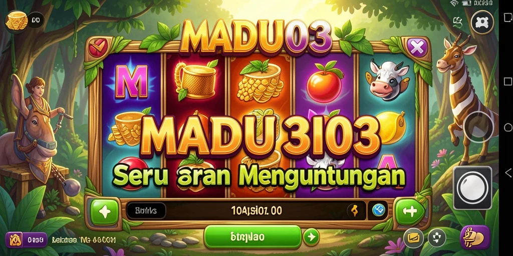 Gameplay menegangkan dalam permainan Slot MADU303.