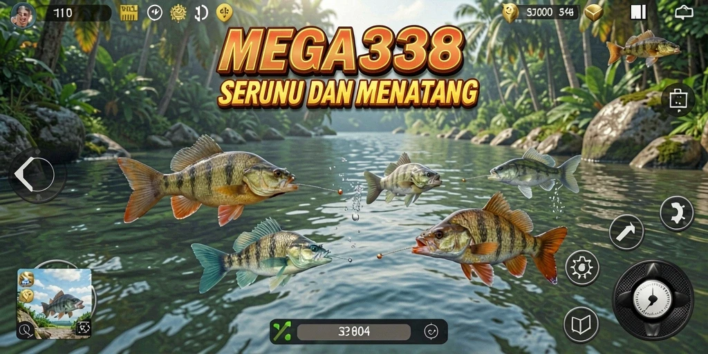 Tangkapan ikan yang megah dan grafik menakjubkan dari gameplay MEGA338.