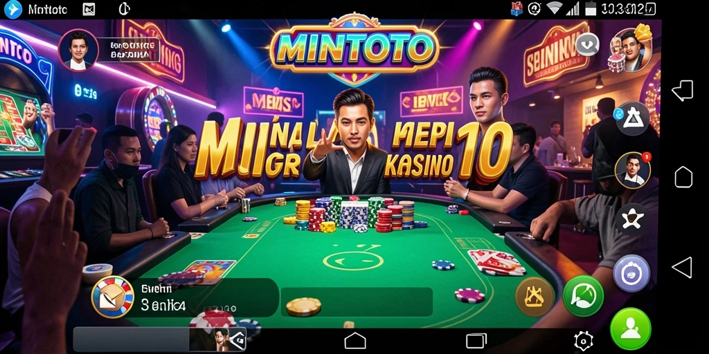 Tampilan menarik dalam permainan Kasino MINTOTO yang memikat.