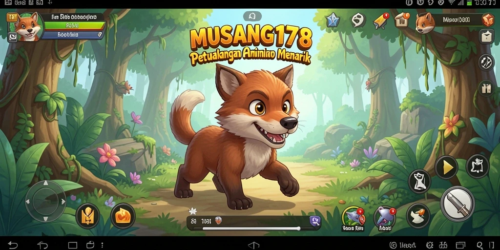 Tangkapan layar utama <strong>MUSANG178</strong> menampilkan karakter anime yang sedang bertarung.