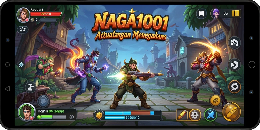 Screenshot gameplay NAGA1001 menampilkan aksi seru dan efek visual menakjubkan.