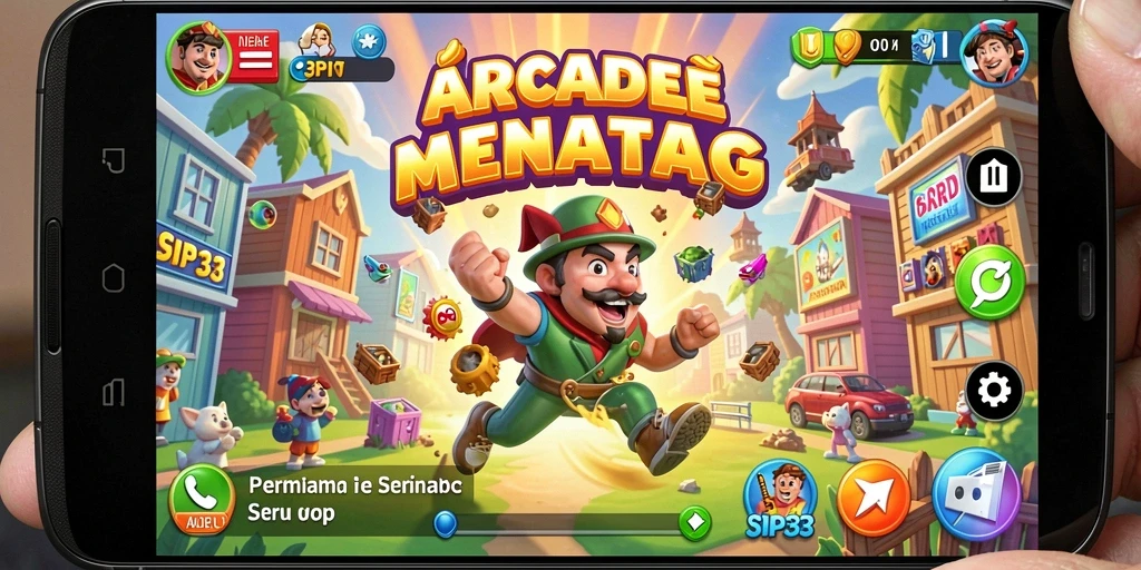 Screenshot dari gameplay <strong>SIP33</strong> yang menampilkan aksi seru dan tantangan arcade.